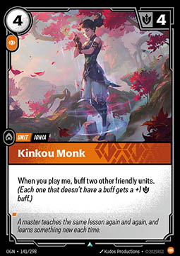 Kinkou Monk - 141/298 - Uncommon