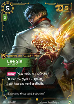 Lee Sin, Ascetic - 078a/298 - Showcase