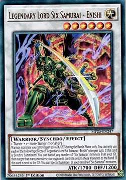 Legendary Lord Six Samurai - Enishi - MP25-EN247 - Ultra Rare 1st Edition