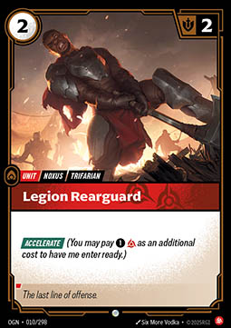 Legion Rearguard - 010/298 - Common