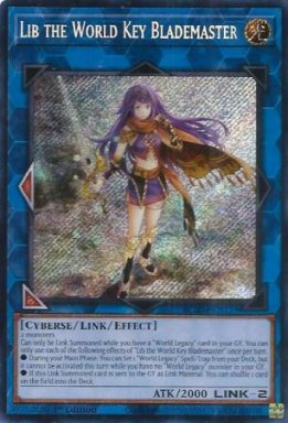 Lib the World Key Blademaster - BLMM-EN159 - Secret Rare 1st Edition
