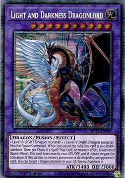 Light and Darkness Dragonlord - MP25-EN009 - Starlight Rare 1st Edition