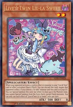 Live☆Twin Lil-la Sweet - ALIN-EN028 - Ultra Rare 1st Edition
