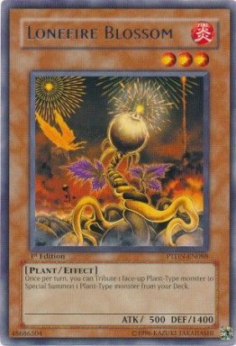 Lonefire Blossom - PTDN-EN088 - Rare  - 1st Edition