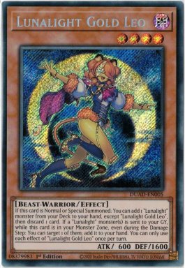 Lunalight Gold Leo - DUAD-EN005 - Secret Rare 1st Edition