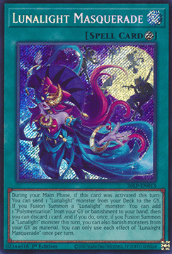 Lunalight Masquerade - 26LP-EN013 - Secret Rare 1st Edition