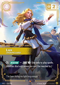 Lux, Crownguard - 014/024 - Epic - Non Foil