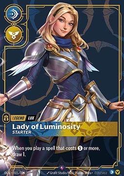 Lux, Lady of Luminosity - 021/024 - Rare - Non Foil