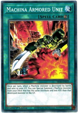 Machina Armored Unit - SR10-EN025 - Common 1st Edition