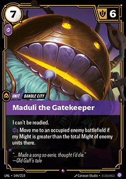 Maduli the Gatekeeper - 144/219 - Rare