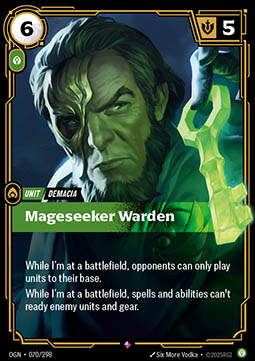 Mageseeker Warden - 070/298 - Rare
