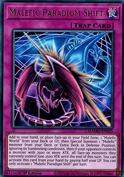 Malefic Paradigm Shift - MAMO-EN025 - Ultra Rare 1st Edition