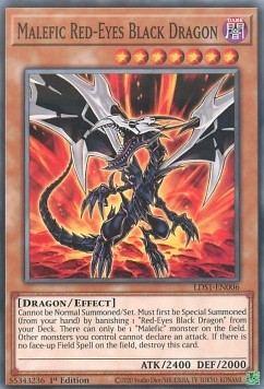Malefic Red-Eyes B. Dragon - LDS1-EN006 - Common 1st Edition