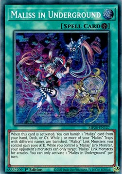 Maliss in Underground - MP25-EN127 - Prismatic Secret Rare 1st Edition