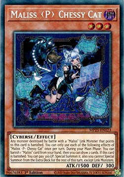 Maliss P Chessy Cat - MP25-EN123 - Prismatic Secret Rare 1st Edition
