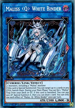 Maliss Q White Binder - MP25-EN126 - Prismatic Secret Rare 1st Edition