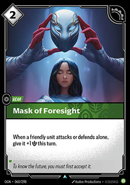 Mask of Foresight - 060/298 - Uncommon