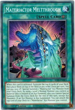 Materiactor Meltthrough - ALIN-EN063 - Common 1st Edition