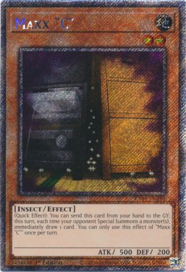Maxx "C" - RA04-EN150 - Platinum Secret Rare 1st Edition