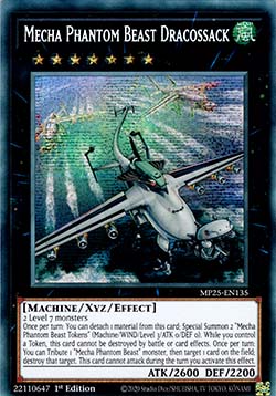 Mecha Phantom Beast Dracossack - MP25-EN135 - Prismatic Secret Rare 1st Edition