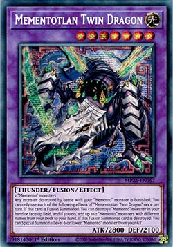 Mementotlan Twin Dragon - MP25-EN067 - Prismatic Secret Rare 1st Edition