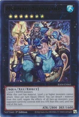 Mermail Abyssgaios - RA04-EN065 - Ultra Rare 1st Edition