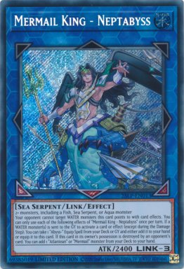 Mermail King - Neptabyss - 25LP-EN013 - Secret Rare 1st Edition
