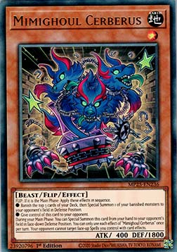 Mimighoul Cerberus - MP25-EN236 - Ultra Rare 1st Edition