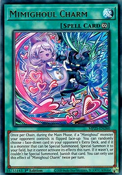 Mimighoul Charm - MP25-EN260 - Ultra Rare 1st Edition