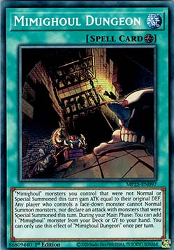Mimighoul Dungeon - MP25-EN097 - Prismatic Secret Rare 1st Edition