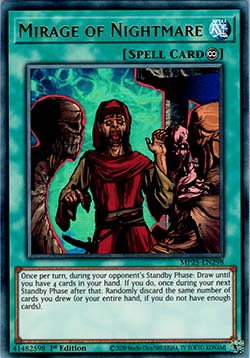 Mirage of Nightmare - MP25-EN298 - Ultra Rare 1st Edition