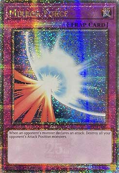 Mirror Force - RA03-EN093 Quarter Century Secret Rare 1st Edition
