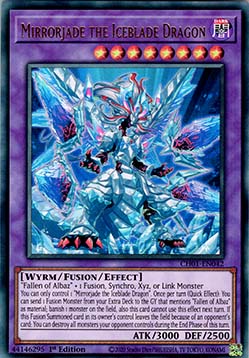 Mirrorjade the Iceblade Dragon - CH01-EN042 - Ultra Rare 1st Edition