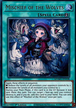 Mischief of the Wolves - MAMO-EN108 - Ultra Rare 1st Edition