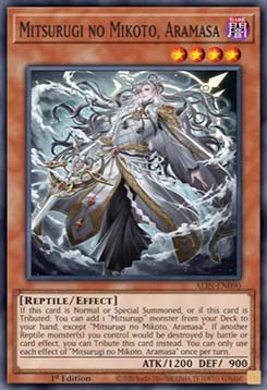 Mitsurugi no Mikoto, Aramasa - ALIN-EN090 - Super Rare 1st Edition