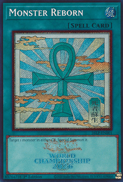 Monster Reborn(alternate artwork) - 26LP-EN001 - Secret Rare 1st Edition