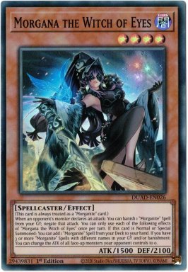 Morgana the Witch of Eyes - DUAD-EN026 - Super Rare 1st Edition