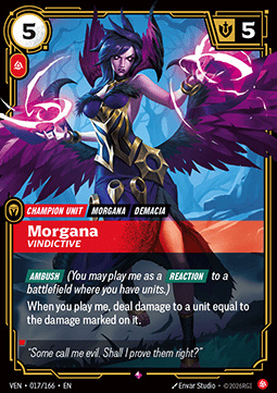 Morgana, Vindictive - 017/166 - Rare