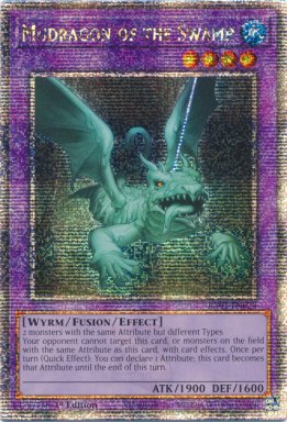 Mudragon of the Swamp - RA01-EN028 - Quarter Century Secret Rare 1st Edition
