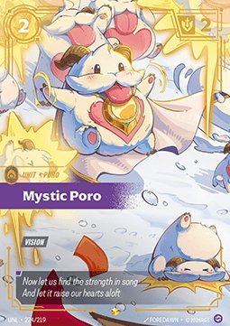 Mystic Poro - 224/219 - Showcase