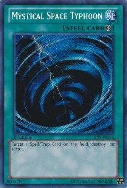 Mystical Space Typhoon - LCJW-EN285 - Secret Rare - 1st Edition