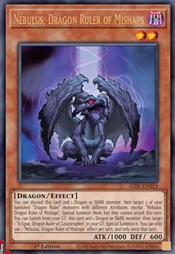 Nebulus, Dragon Ruler of Mishaps - ALIN-EN019 - Ultra Rare 1st Edition