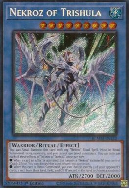 Nekroz of Trishula(New artwork) - BLMM-EN132 - Secret Rare 1st Edition