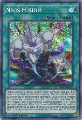 Neos Fusion - MP20-EN027 - Prismatic Secret Rare 1st Edition
