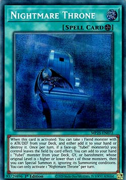 Nightmare Throne - MP25-EN072 - Prismatic Secret Rare 1st Edition