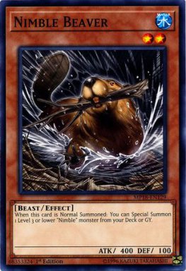 Nimble Beaver - MP18-EN129 - Common 1st Edition