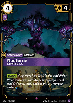Nocturne, Horrifying - 194/298 - Rare