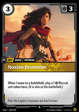 Noxian Drummer - 222/298 - Uncommon