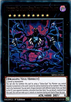 Number 95: Galaxy-Eyes Dark Matter Dragon - MP25-EN300 - Ultra Rare 1st Edition