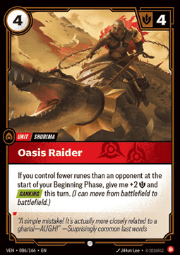 Oasis Raider - 006/166 - Common